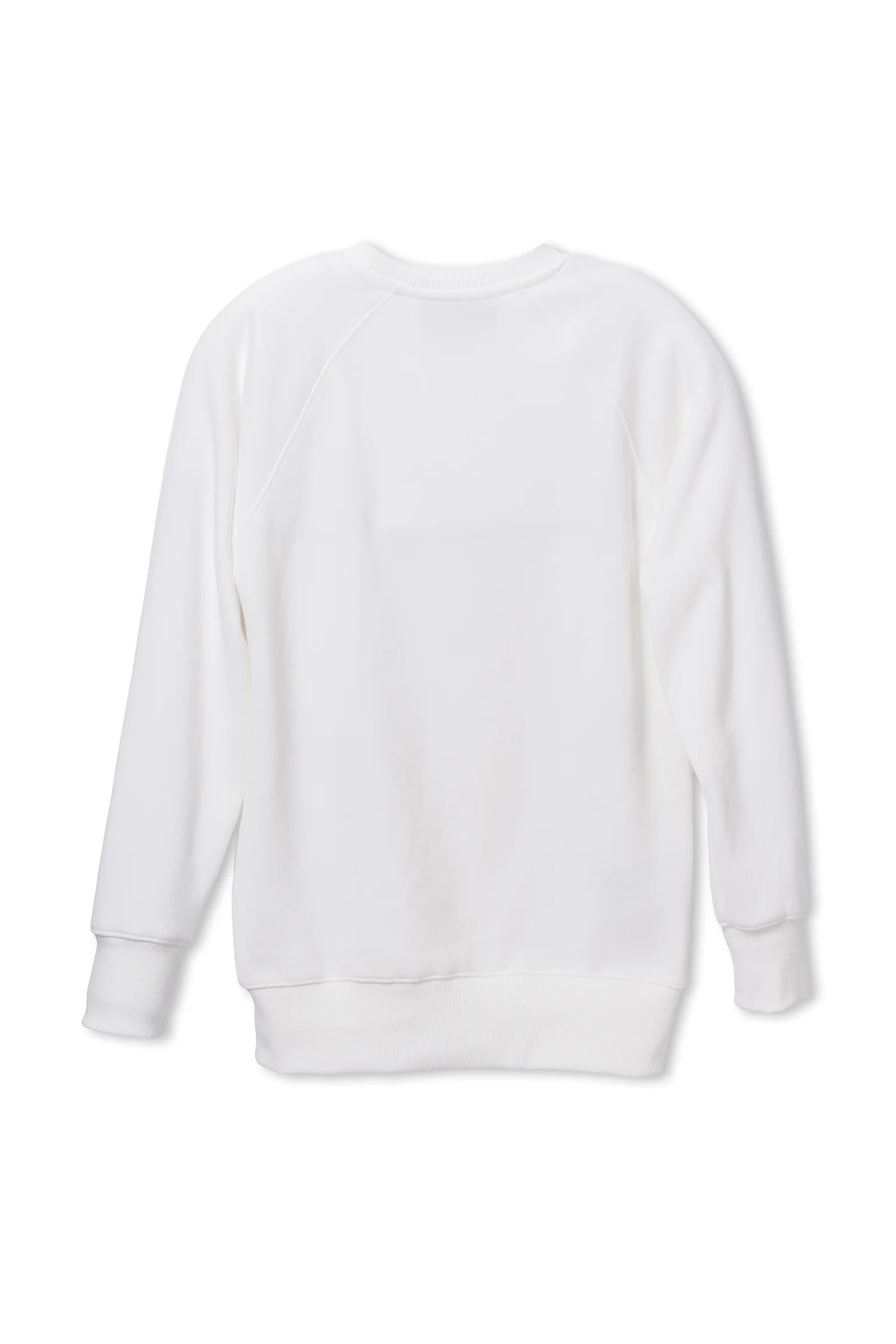 Crewneck Hvit - Bak