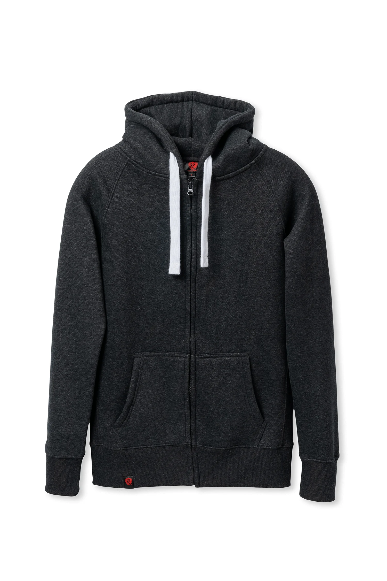 ZIP Hoodie Grå - Front