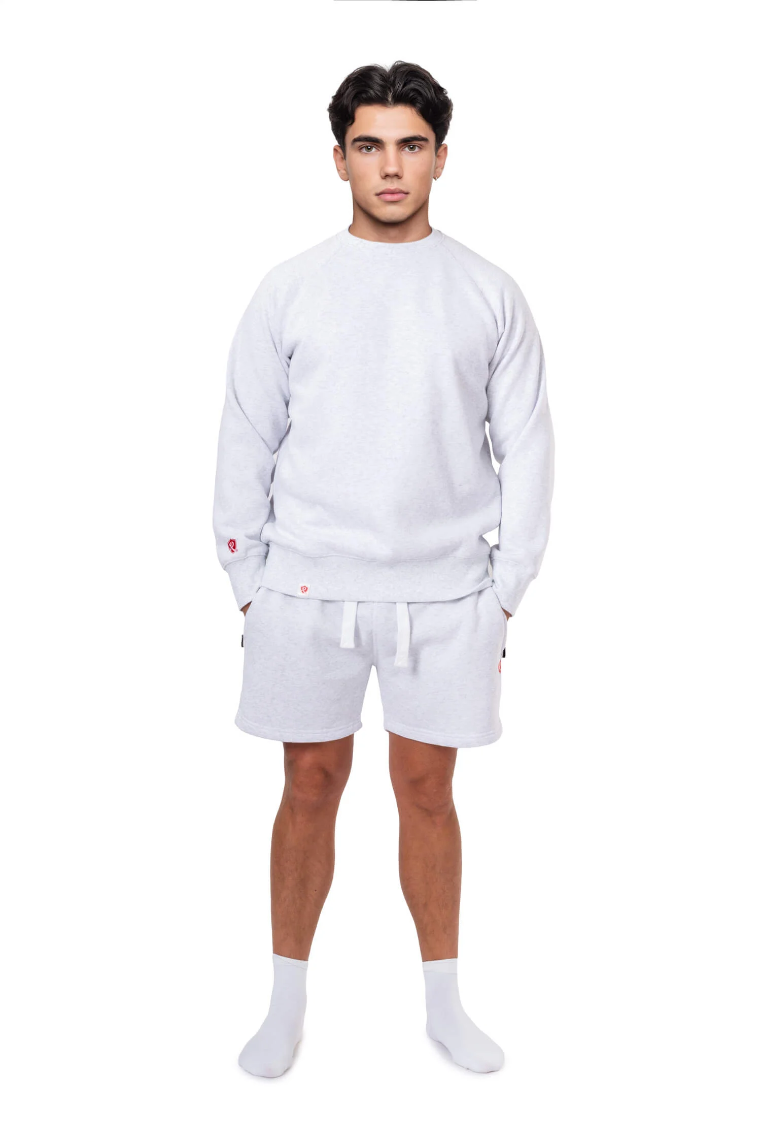Crewneck - Modell Grå Unisex