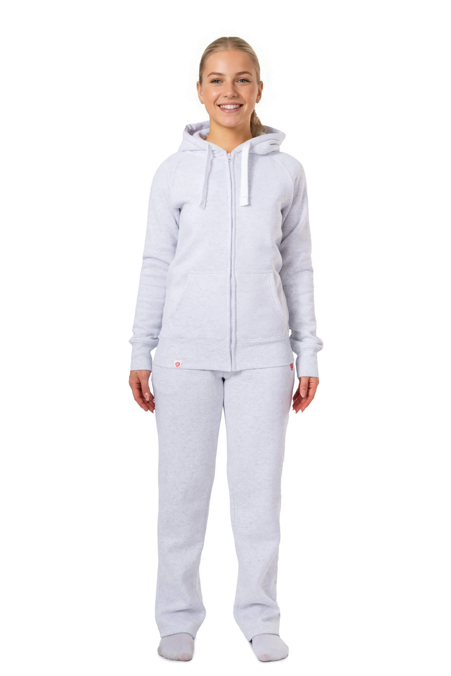 ZIP Hoodie - Modell Grå Jente