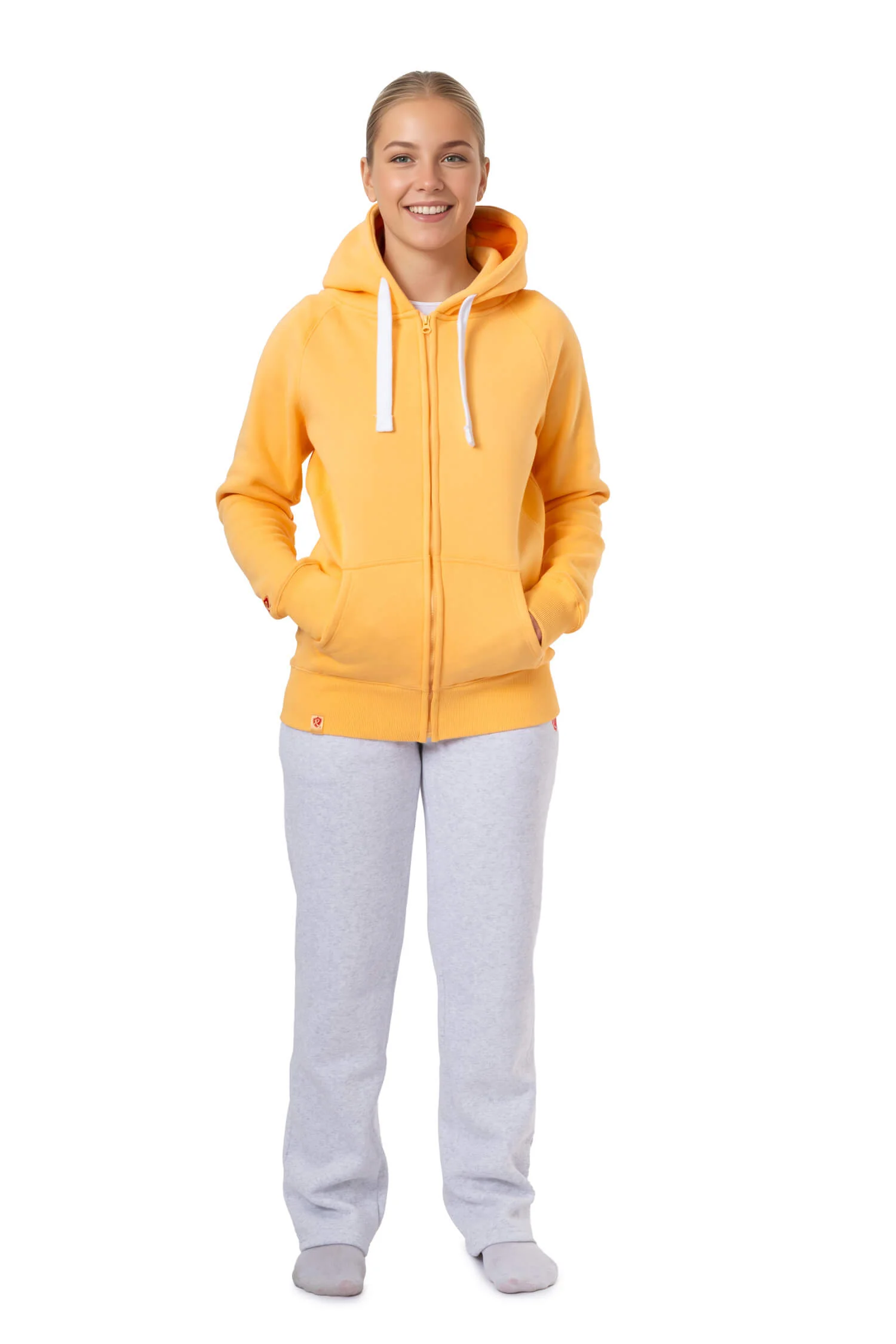 ZIP Hoodie - Modell Peach Jente