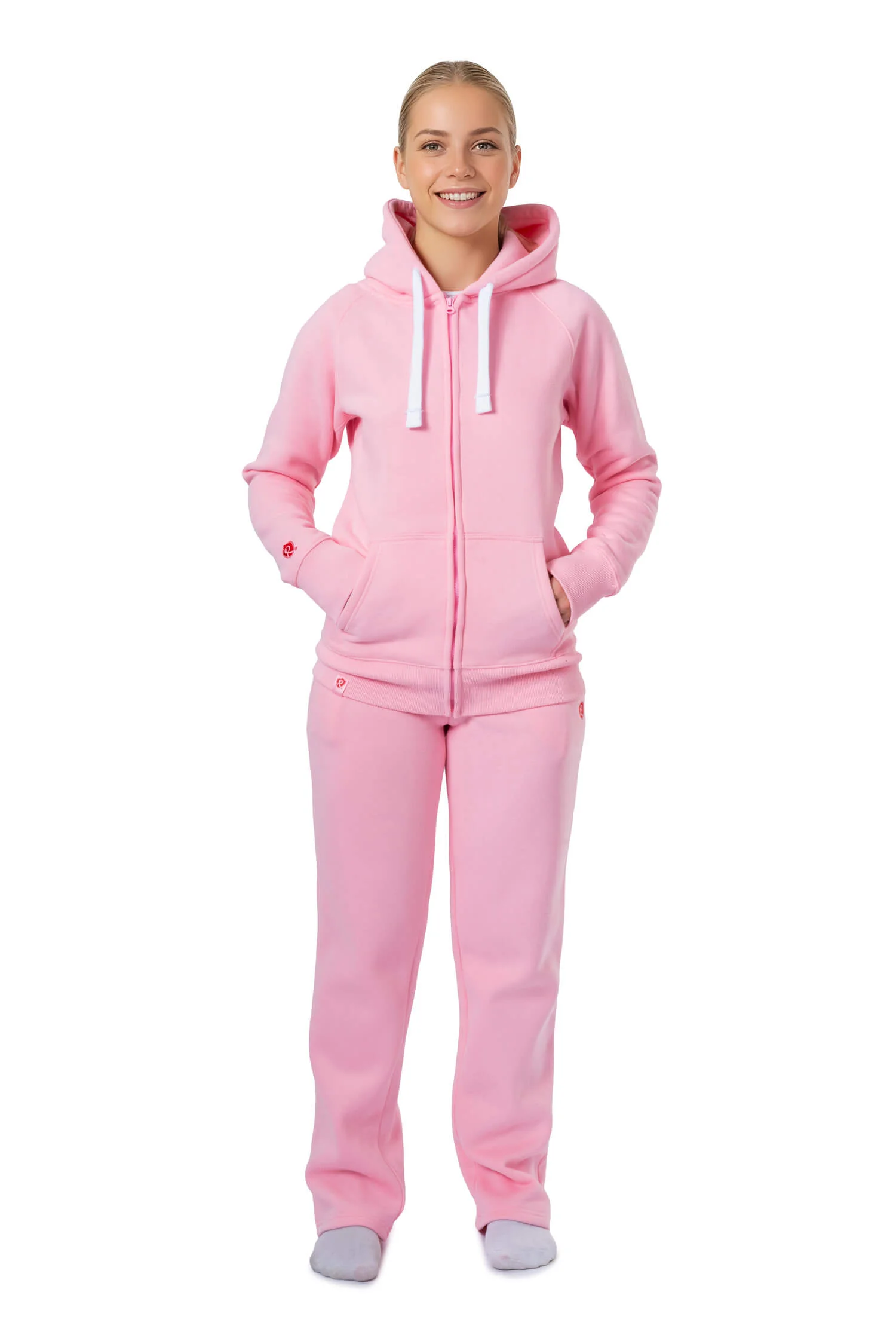 ZIP Hoodie - Modell Rosa Jente
